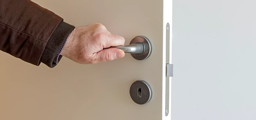 Restroom Locks Privacy Bolt Installation in Hillsborough, California